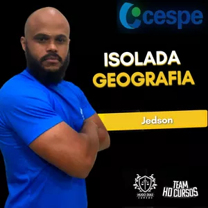 Imagem de capa para o Curso online Isolada de Geografia PMAL - Professor Jedson + Bônus (Isolada de História PMAL - Professor Arthur)