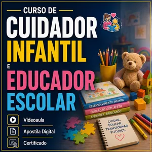 Imagem do curso Curso de Cuidador Infantil e Educador Escolar