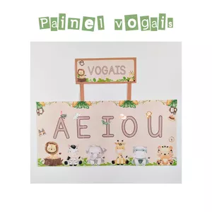 Imagem de capa para o Ebook Painel Vogais para sala de aula (PDF)