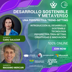 Imagen de portada para Curso online Certificado Desarrollo Sostenible y Metaverso​