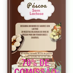 Imagem de capa para o Ebook Ovo de Pascoa sem Lactose