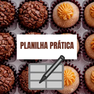 Imagem de capa para o Ebook Planilha prática brigadeiros