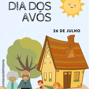 Imagem de capa para o Ebook DIA DOS AVÓS 26 DE JULHO - HISTÓRIA, ATIVIDADE E MEDALHA 