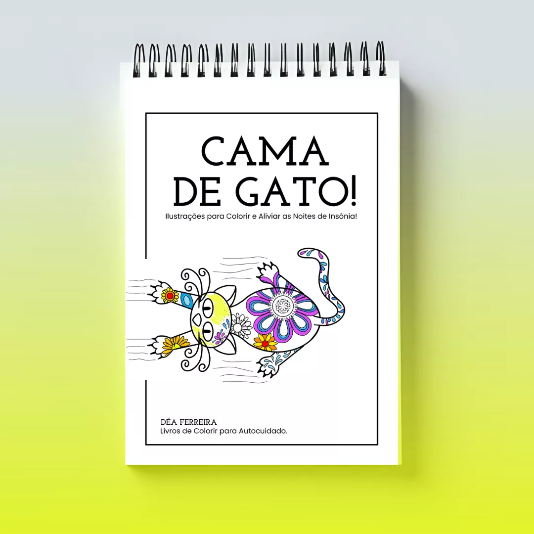 capa do livro gatinhos para colorir