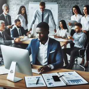 Imagem de capa para o Ebook Marketing digital com IA