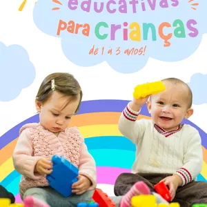 Imagem de capa para o Ebook Guia: Atividades Educativas para Crianças de 1 a 3 Anos
