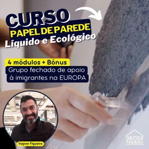 Imagem do curso Papel de Parede Líquido Ecológico