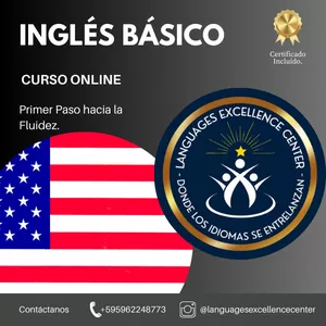 Imagen de portada para Curso online Curso Online de Inglés Básico (L.E.C. ACADEMY)