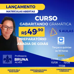 Imagem de capa para o Ebook Gabaritando gramática 