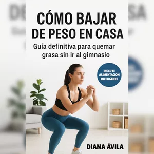 Imagen de portada para Ebook Cómo bajar de peso en casa - Guía definitiva para quemar grasa sin ir al gimnasio