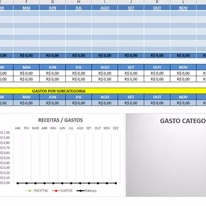 Imagem de capa para o Curso online Planilha pronta - Controle financeiro