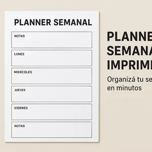 Imagen de portada para Ebook Planner Semanal Premium Imprimible