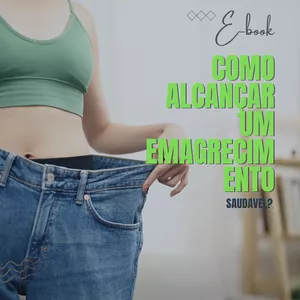 Imagem de capa para o Ebook Emagrecimento Saudavel