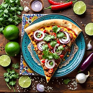 Imagen de portada para Ebook Sueño de Sabores: La Pizza de Pollo con Mole