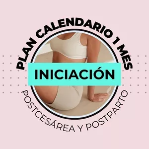 Imagen de portada para Ebook PLAN 1 MES Calendario Iniciación Postparto y Postcesárea