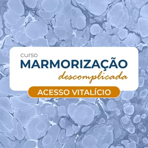 Imagem de capa para o Curso online Meu Arquivo de Marmorização Em Papéis
