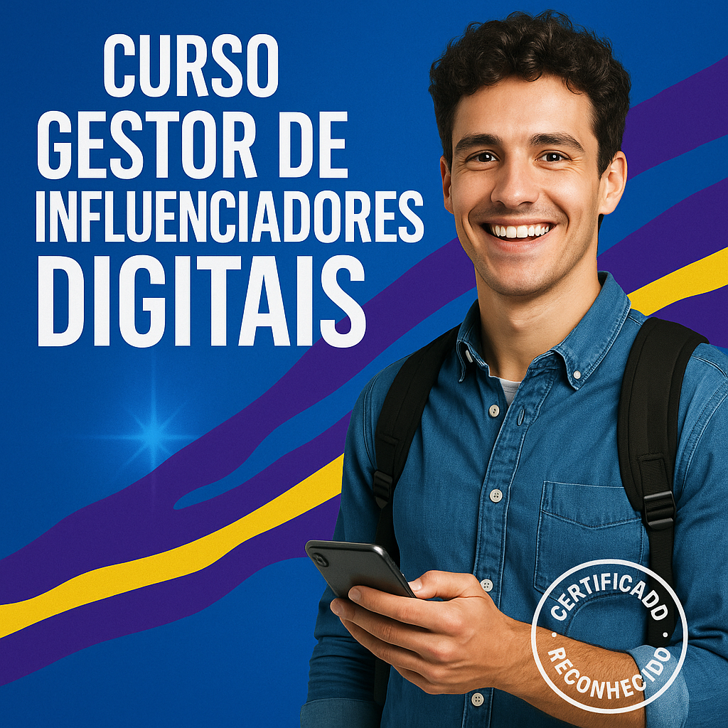 Imagem do curso CURSO GESTOR DE INFLUENCIADORES DIGITAIS