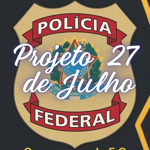 Imagem de capa para o Ebook Estude com Estratégia – Projeto 27 de Julho: sua preparação para a PF 2025