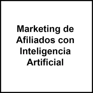 Imagen de portada para Curso online Marketing de Afiliados con IA