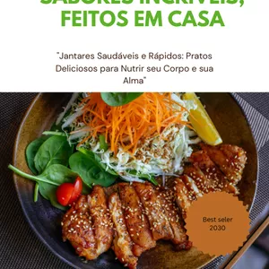 Imagem de capa para o Ebook Jantares saudáveis para todos os dias