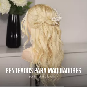 Imagem de capa para o Curso online Penteado Para Maquiadores