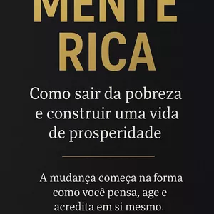 Imagem de capa para o Ebook Mente Rica. Caminho para sair da pobreza e conquistar liberdade financeira.