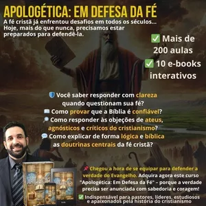 Imagem do curso Apologética: Em Defesa da Fé