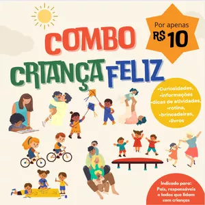 Imagem de capa para o Ebook Combo Criança feliz