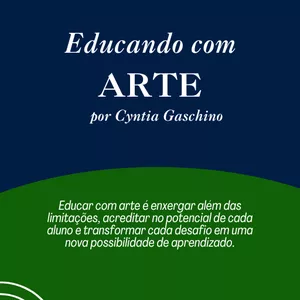 Imagem de capa para o Ebook Educando com Arte