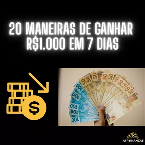 Imagem de capa para o Ebook MIL REAIS EM 7 DIAS DE 20 FORMAS DIFERENTE