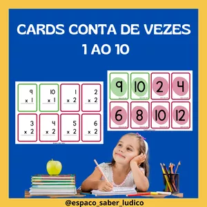 Imagem de capa para o Ebook Cards - Conta de vezes.