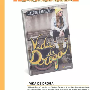 Imagem de capa para o Ebook Atividade Literária - Vida de droga