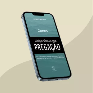 Imagem de capa para o Ebook Esboços Bíblicos Para Pregação - Jonas
