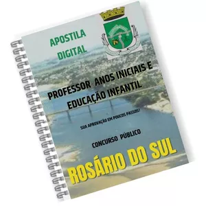 Imagem de capa para o Ebook Apostila preparatória- PROFESSOR- Rosário do Sul