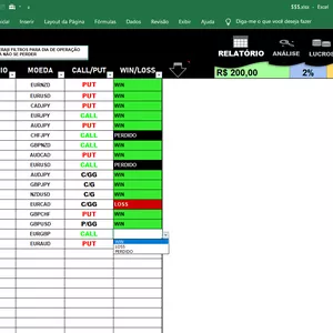 Planilha Planilha Trade/Binaria GBC