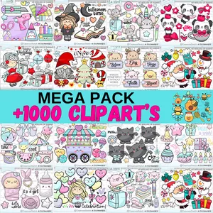 Imagen de portada para Ebook MegaPack +1000 ClipArt