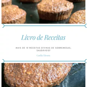 Imagem de capa para o Ebook Livro de Receitas- Ebook Saudável