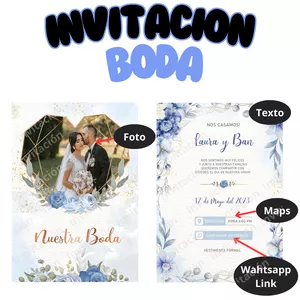 Imagen de portada para Curso online Plantilla de Invitación de Boda con Confirmación vía WhatsApp