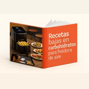 Imagen de portada para Ebook Recetas bajas en Carb.. Freidora 