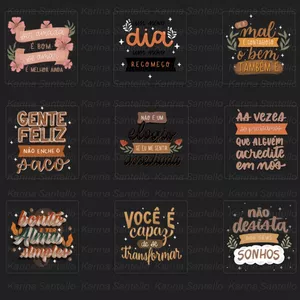 Imagem principal do produto Kit digital frases inspiradoras para comercializar 