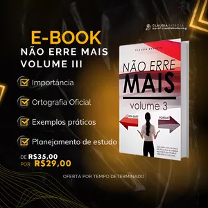 Imagem de capa para o Ebook NÃO ERRE MAIS VOLUME 3