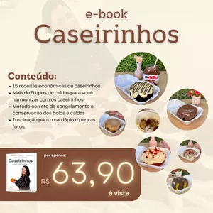 Imagem de capa para o Ebook E-Book Caseirinhos