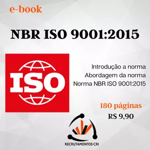 Imagem de capa para o Ebook Norma NBR ISO 9001:2015
