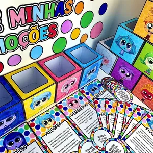 Imagem de capa para o Ebook Dinâmica Eu e minhas Emoções 🌈