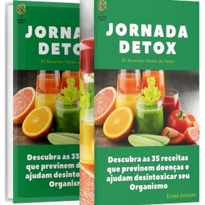 Imagem de capa para o Ebook JORNADA DETOX - 35 RECEITAS FÁCEIS DE FAZER!
