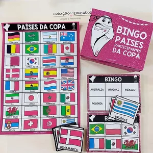 Imagem de capa para o Ebook BINGO PAÍSES DA COPA - CATAR