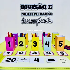 Imagem de capa para o Ebook Divisão e Multiplicação Descomplicadas