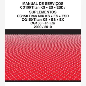 Imagem de capa para o Ebook Manual de Servicos CG 150 Fan-Titan KS-ES-ESD-EX-ESI 2009