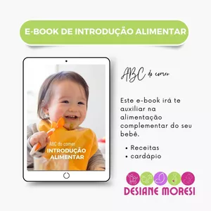 Imagem de capa para o Ebook Ebook ABC do comer- Introdução Alimentar