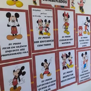 Imagem de capa para o Ebook combinados da turma mickey e minie
